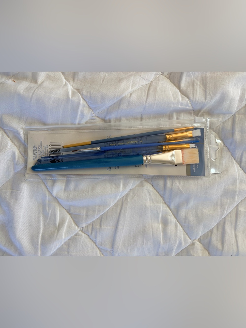 Assorted Craft Paint Brush Set Artist Brushes Flat Detail Various Sizes